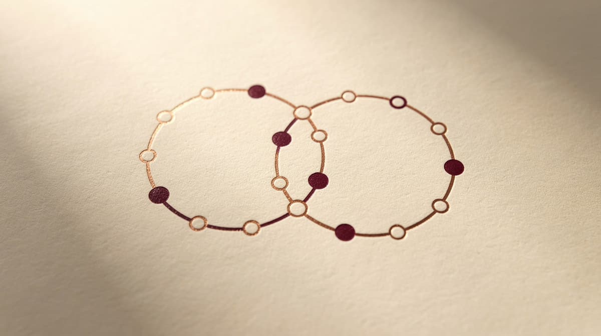 Konseptuell redaksjonell illustrasjon av melanokortin- og gonadotropin-signalveier relevante for peptidforskning på seksuell helse og fertilitet.
