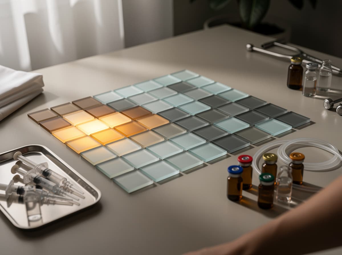 Norsk regulatorisk grid som viser somatropin som reseptbelagt legemiddel og de fleste sekretagog-peptider som uautoriserte forskningsstoffer.